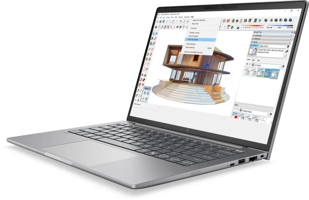 HP ZBook 8 G2a Wolf Pro Security Edition - 35,6 cm Touchscreen - 48GB RAM - 1TB SSD - Zilver
