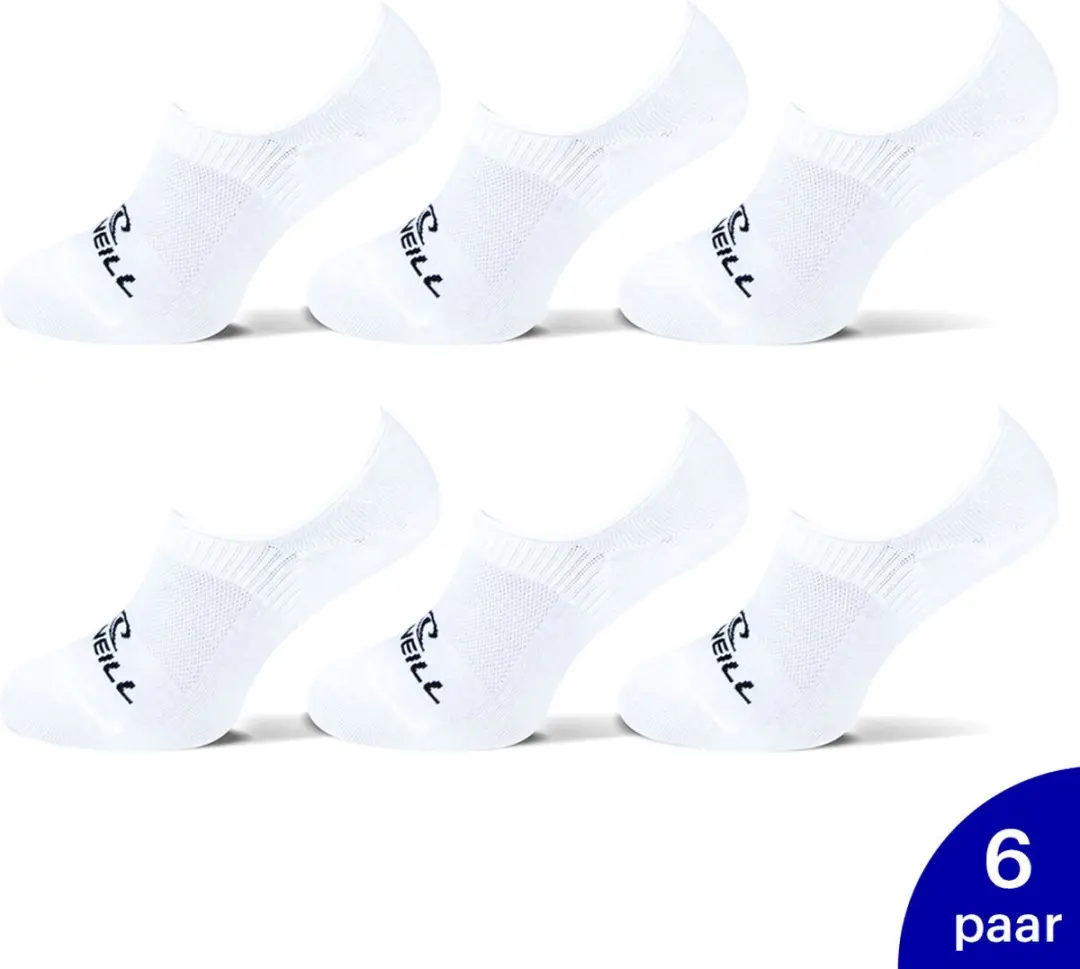O'Neill Onzichtbare Footies 6 Stuks - wit - 39-42