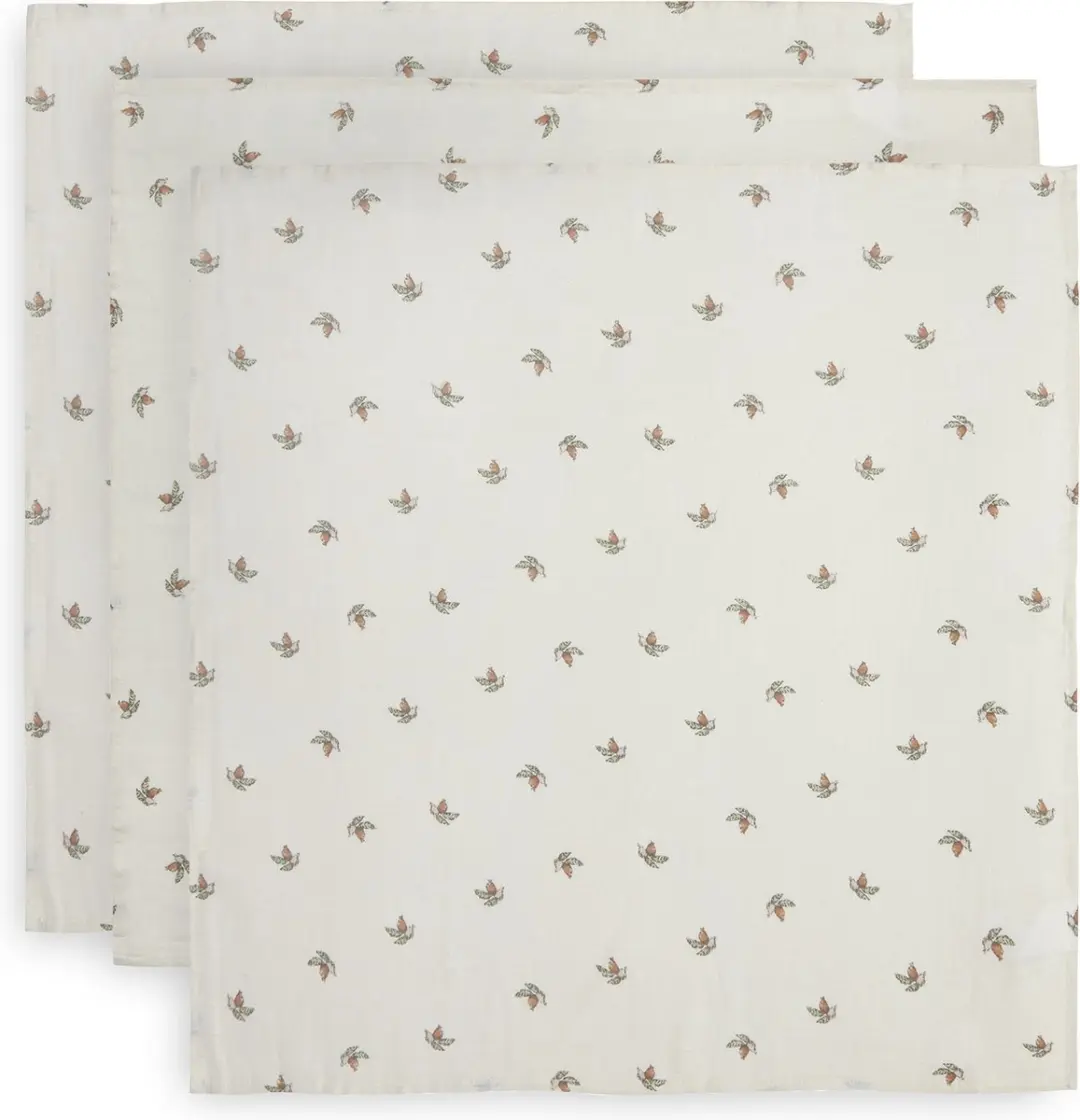 Jollein Hydrofiele Doek Small 70x70cm - Rosehip - 3 Stuks
