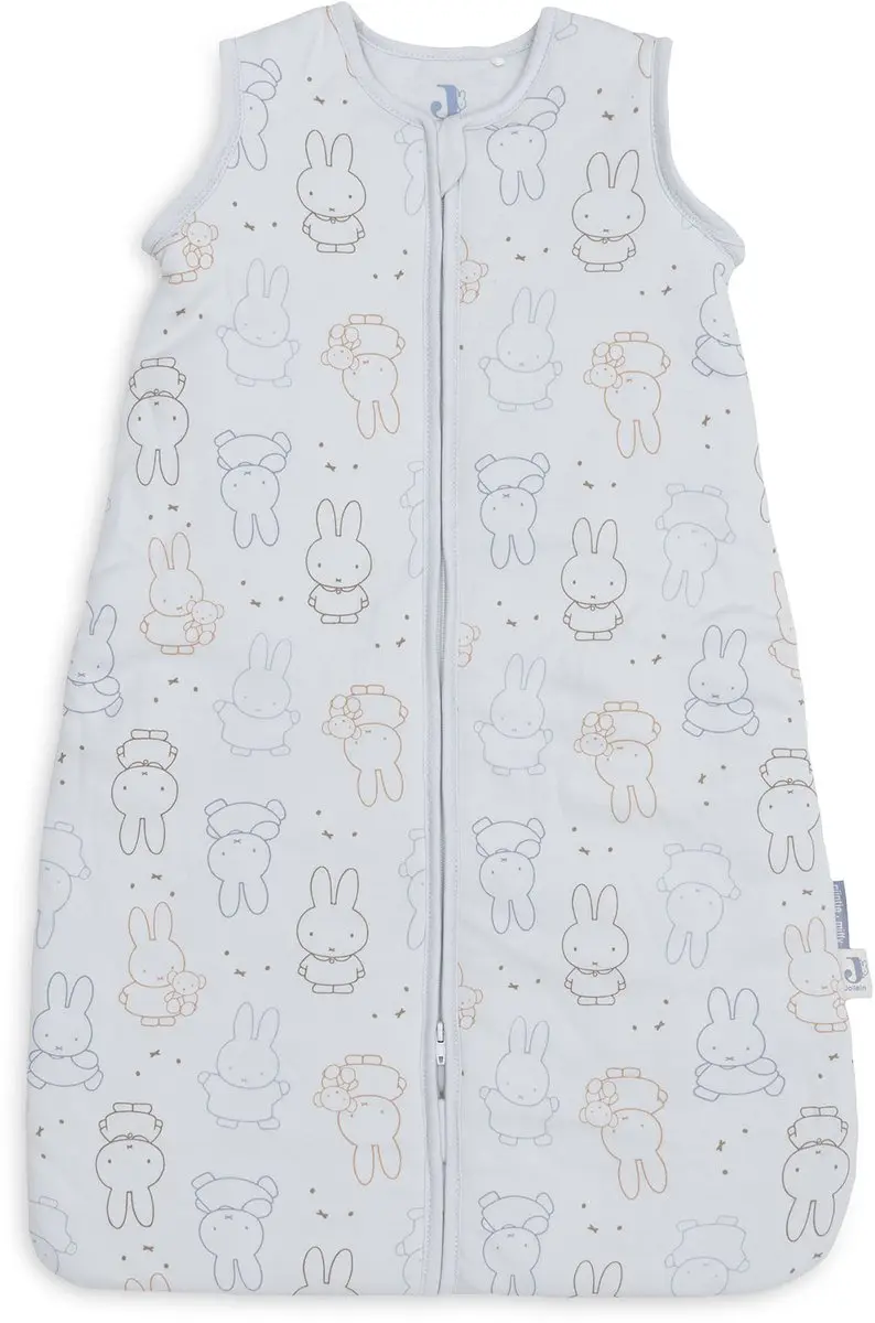 Jollein Slaapzak Baby Miffy Moments 70cm - Afritsbare mouw - Cloudy Blue - afbeelding 2 van 6