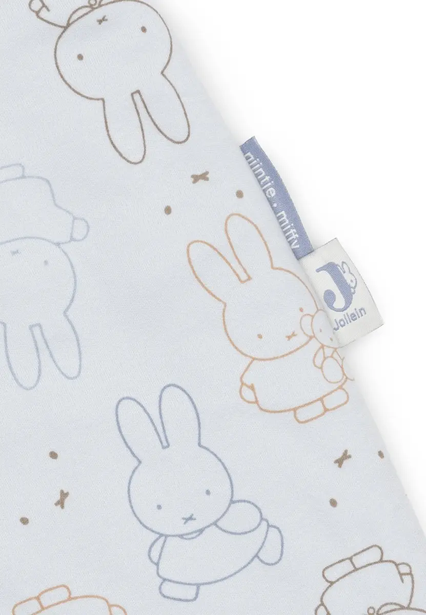 Jollein Slaapzak Baby Miffy Moments 70cm - Afritsbare mouw - Cloudy Blue - afbeelding 5 van 6