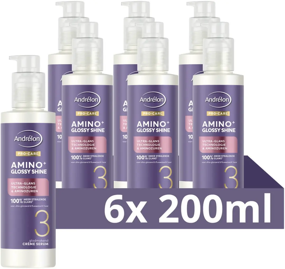 Andrélon PRO CARE Amino+ Glossy Shine Leave-in Serum 200ml