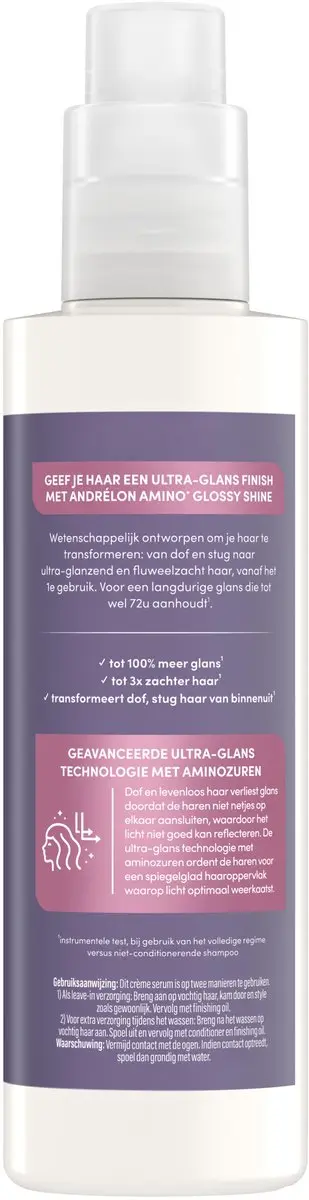 Andrélon PRO CARE Amino+ Glossy Shine Leave-in Serum 200ml - 6 Stuks