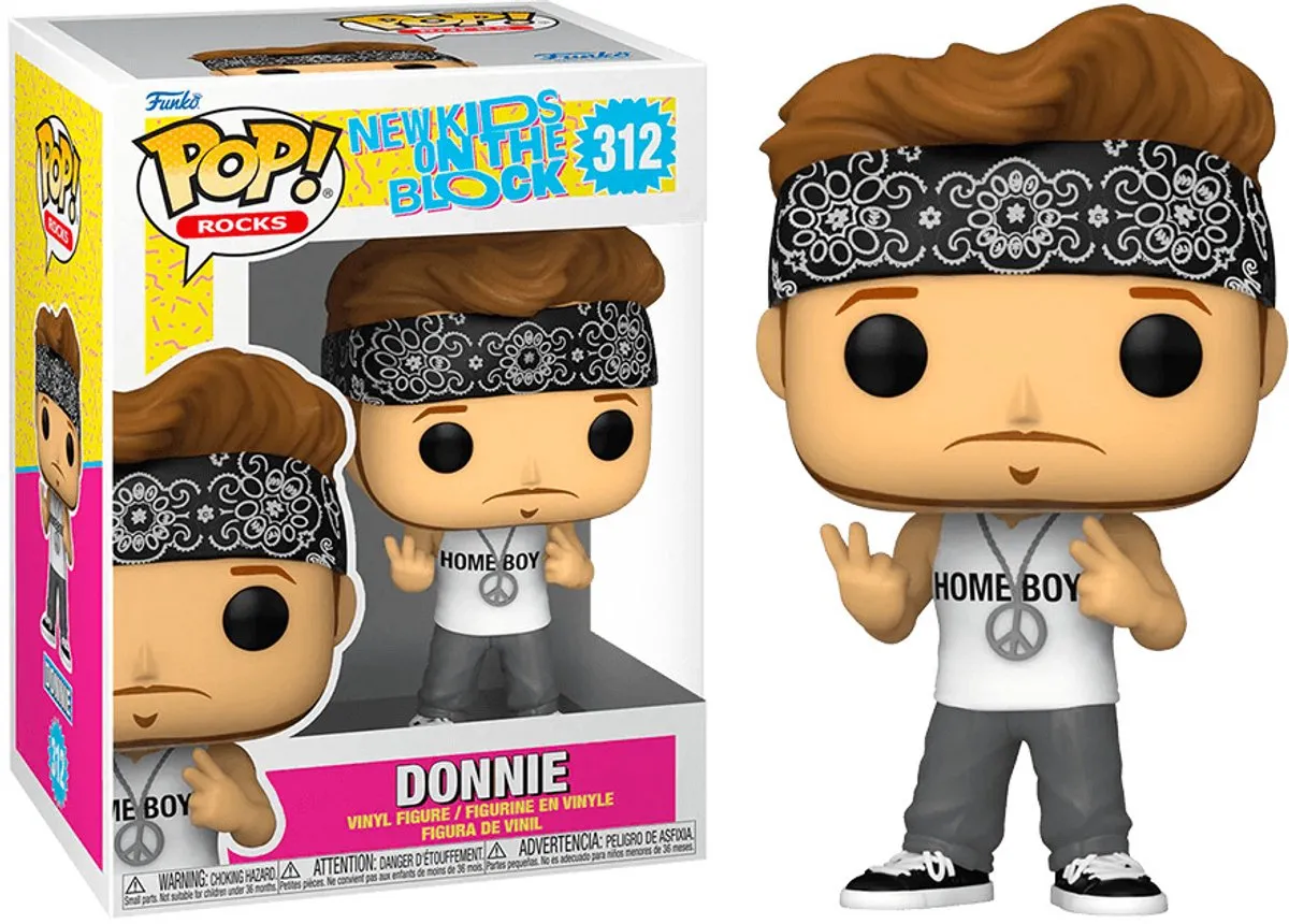 Funko New Kids On The Block POP! Rocks Donnie Verzamelfiguur 64883 - Multicolor