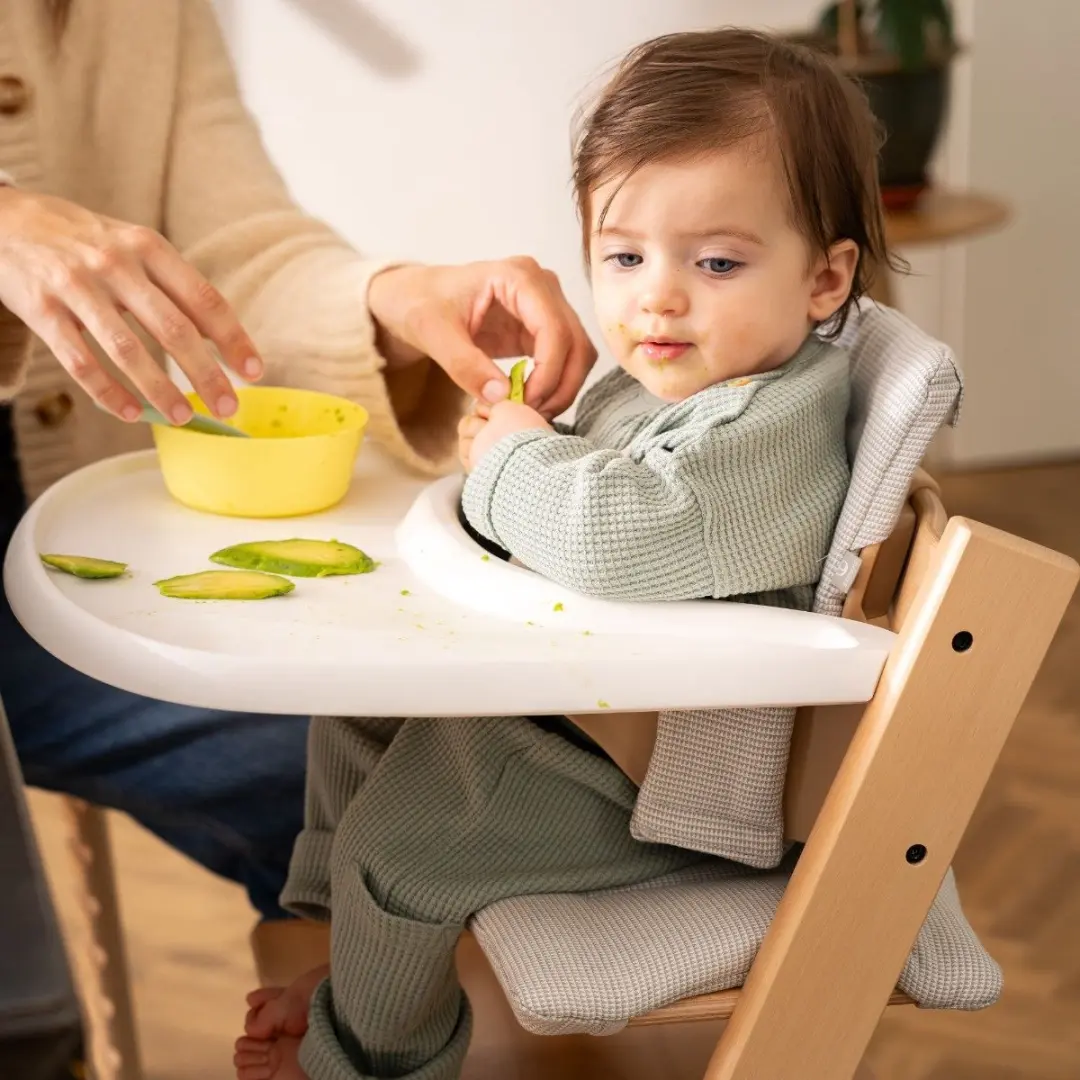Stokke Tripp Trapp Baby- en Kinderstoel - Groen met Baby Set & Tray