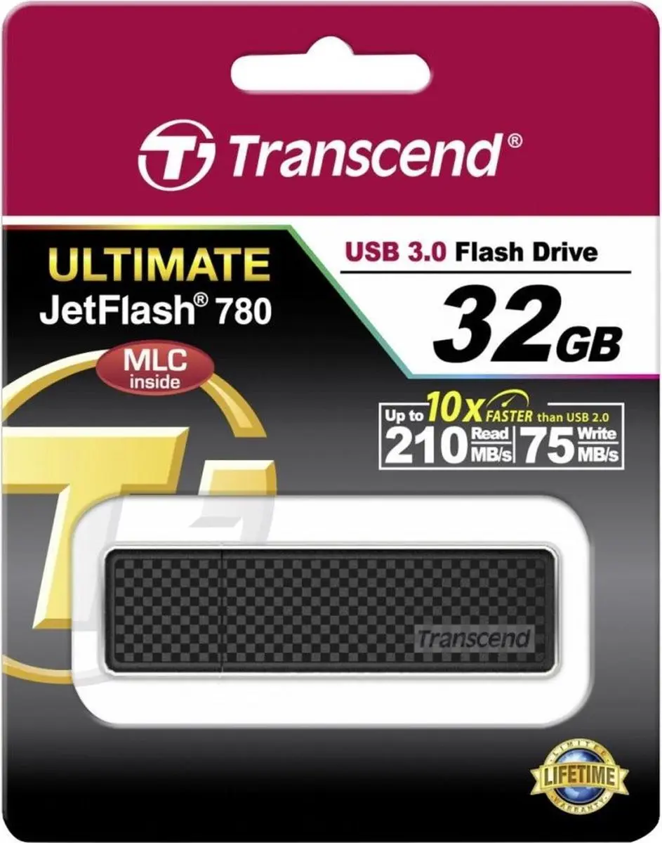 Transcend JetFlash 780 TS32GJF780 USB-stick 32GB - Zwart