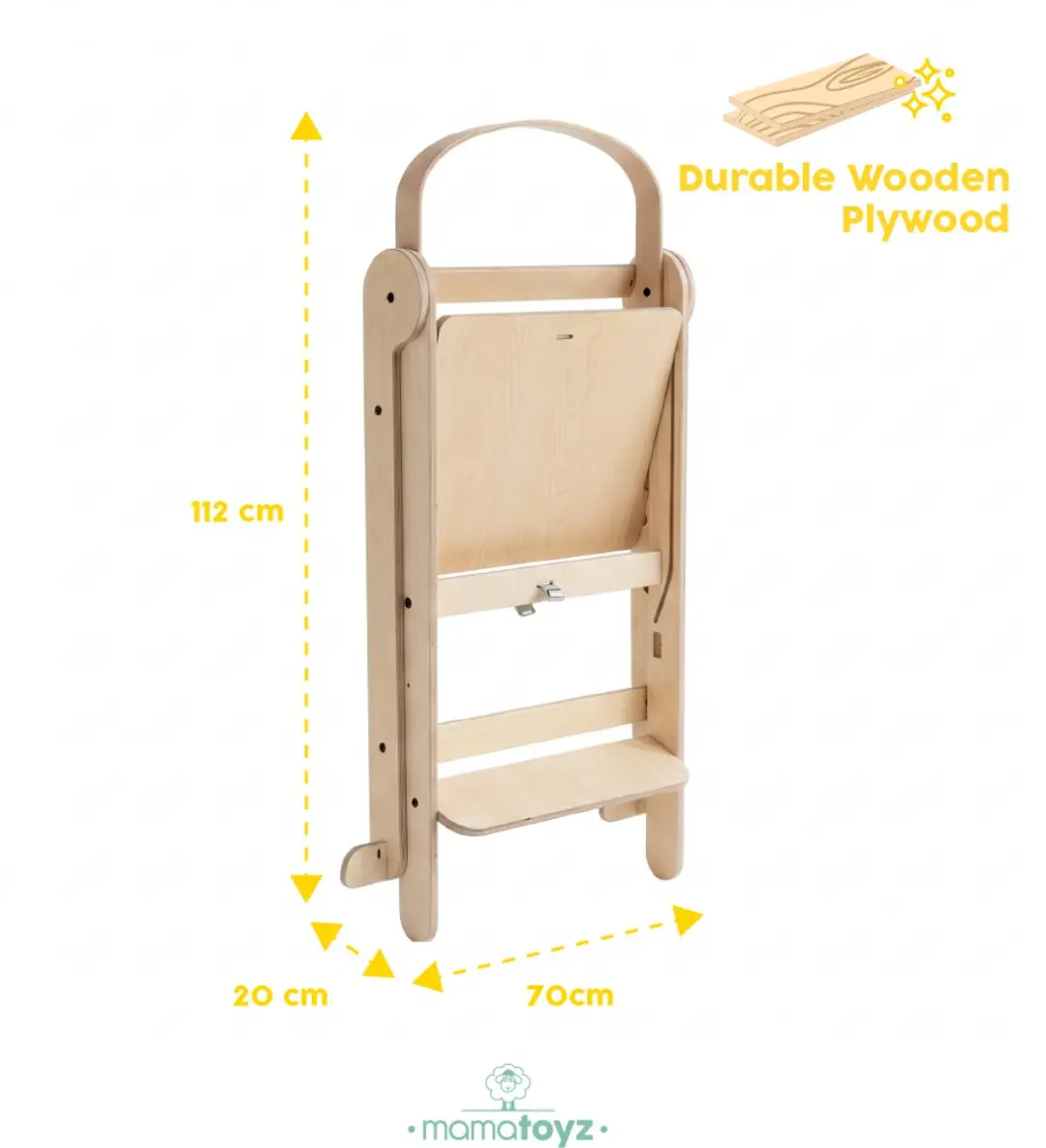 Mamatoyz Learning Tower XL Montessori Keukenhulp - Naturel
