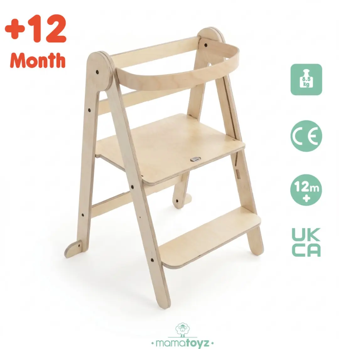 Mamatoyz Learning Tower XL Montessori Keukenhulp - Naturel