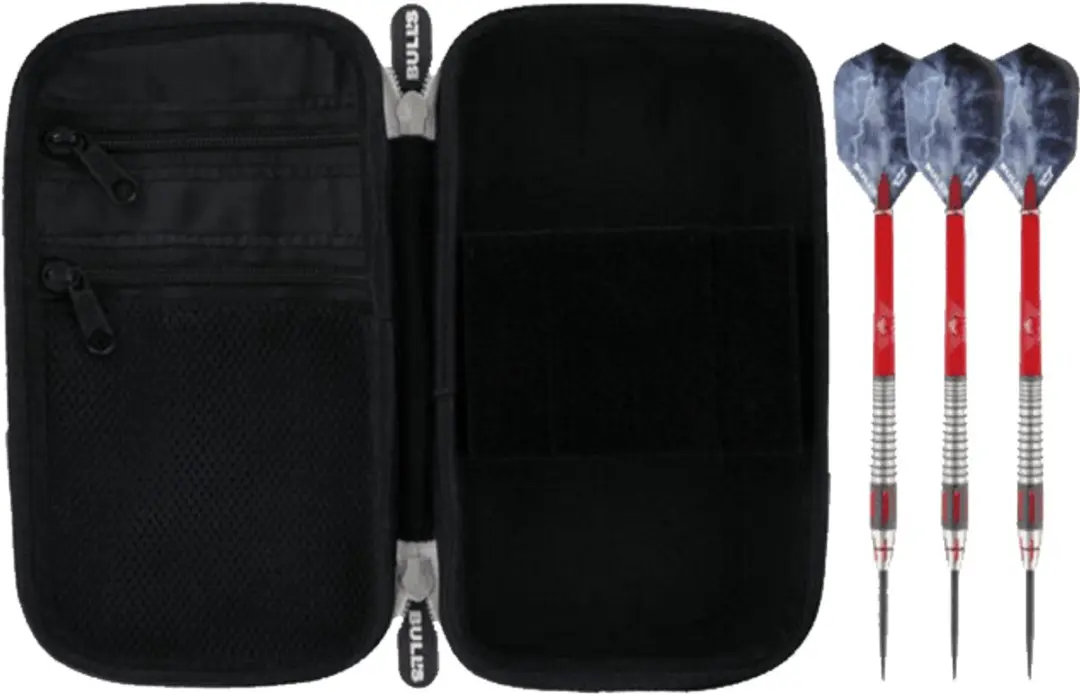 Bull's Evada S-Case Dart Case - Blauw/Rood/Zwart