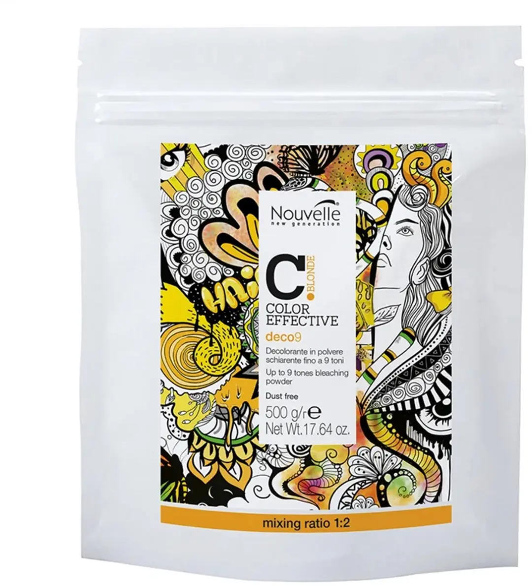 Nouvelle Deco9 Tones Blondierpulver 500g