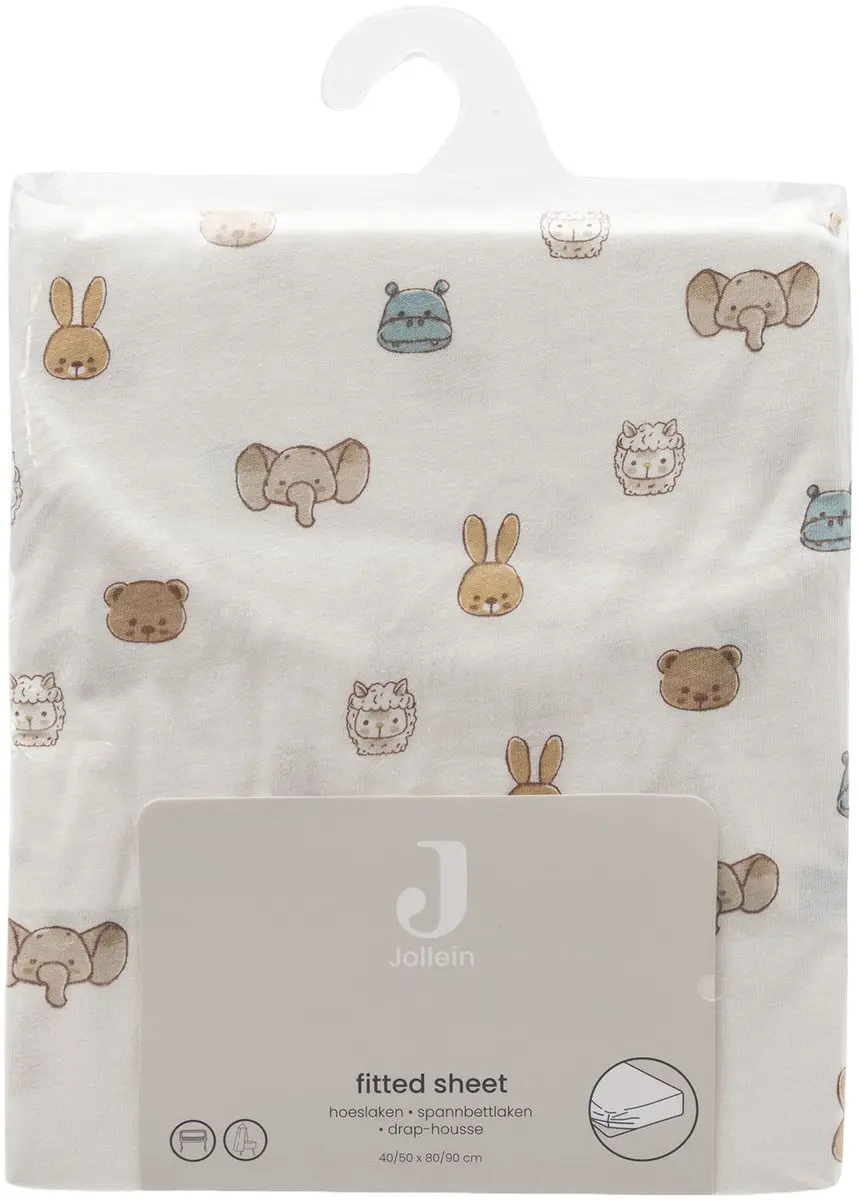 Jollein Hoeslaken Jersey Ledikant 70/75x140/150cm