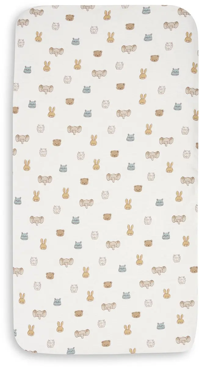Jollein Hoeslaken Jersey Ledikant 70/75x140/150cm - Bruin