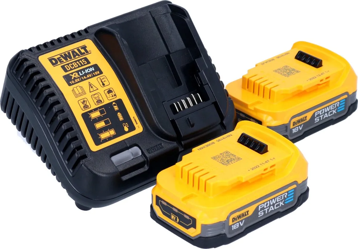 DeWalt DCF 620 E2T Droogbouwschroevendraaier 18V - 2x Powerstack 1,7Ah - afbeelding 2 van 5