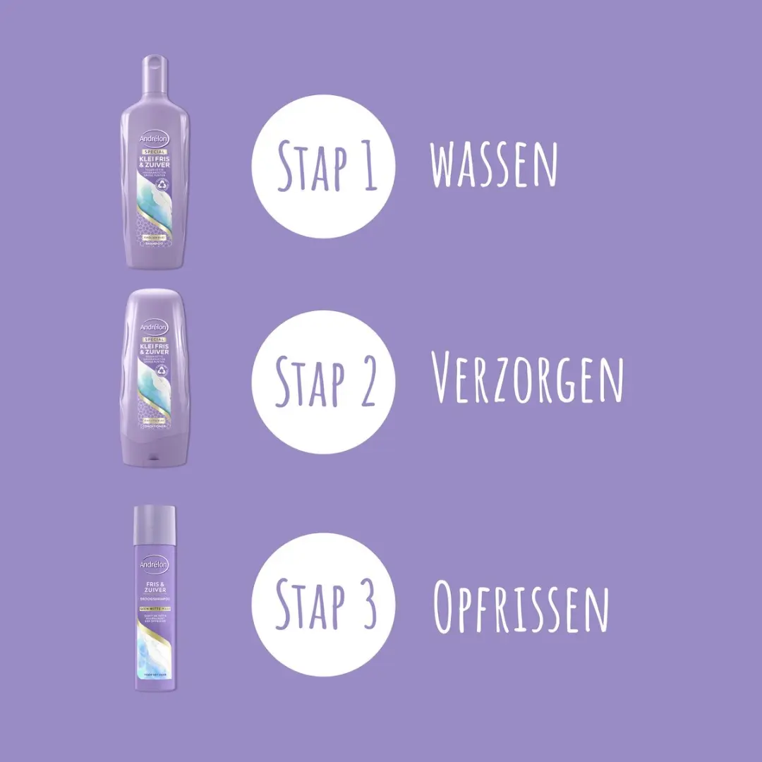 Andrélon Droogshampoo 6x250ml - Fris & Zuiver