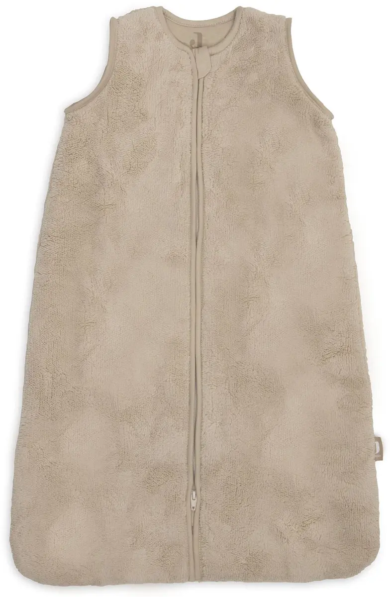 Jollein Slaapzak Baby 70cm Fluffy - Afritsbare mouw - Sand - afbeelding 2 van 6
