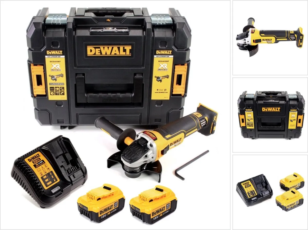 DeWalt DCG405M2 Haakse Slijper Set 125mm
