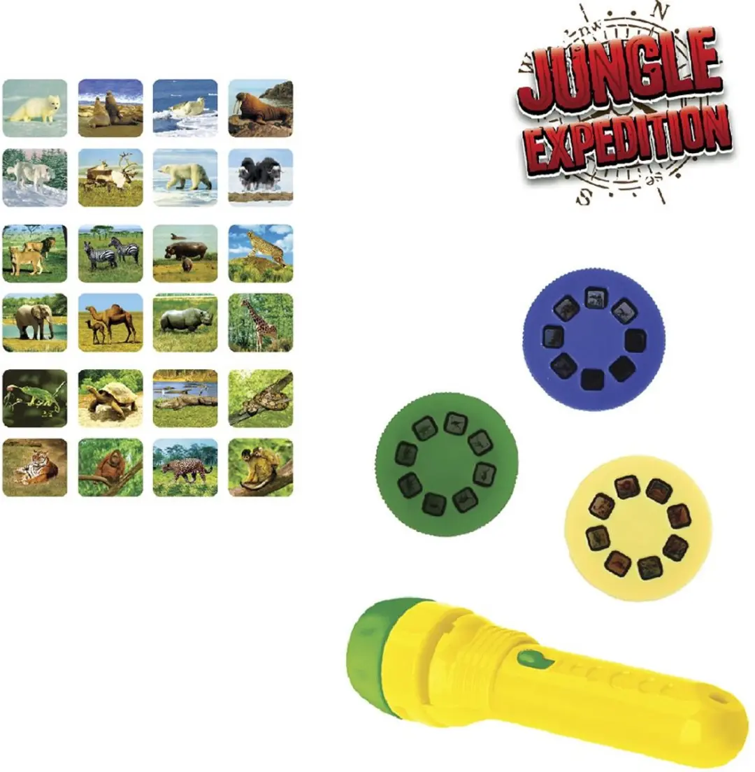Van Manen Jungle Expedition Projector Zaklamp - Meerkleurig