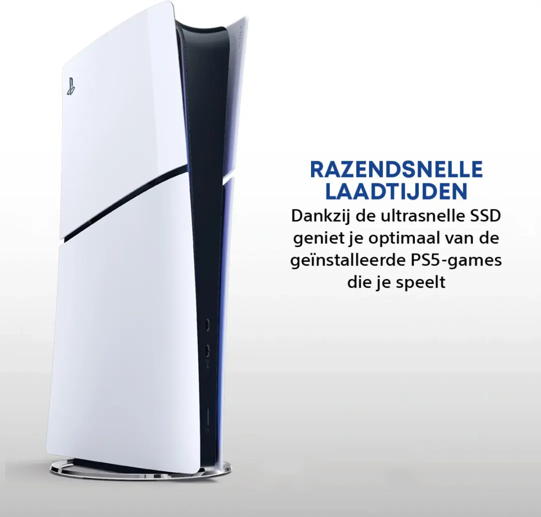 Sony PlayStation 5 Slim Digital Edition 1TB - Zwart/Wit