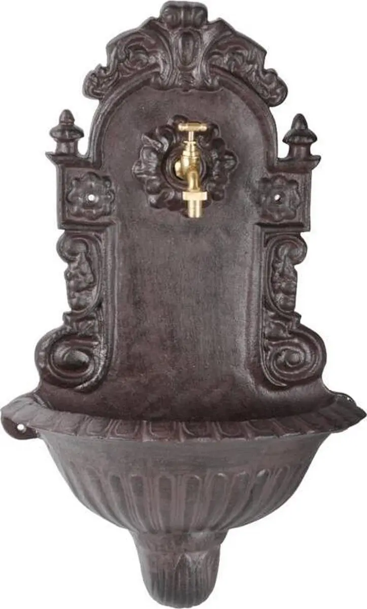 Esschert Design Gietijzeren Muurfontein