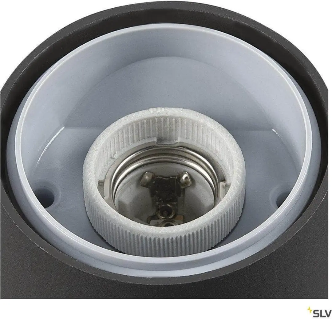 SLV Grafit E27 11W Staande Buitenlamp - 900mm - Antraciet