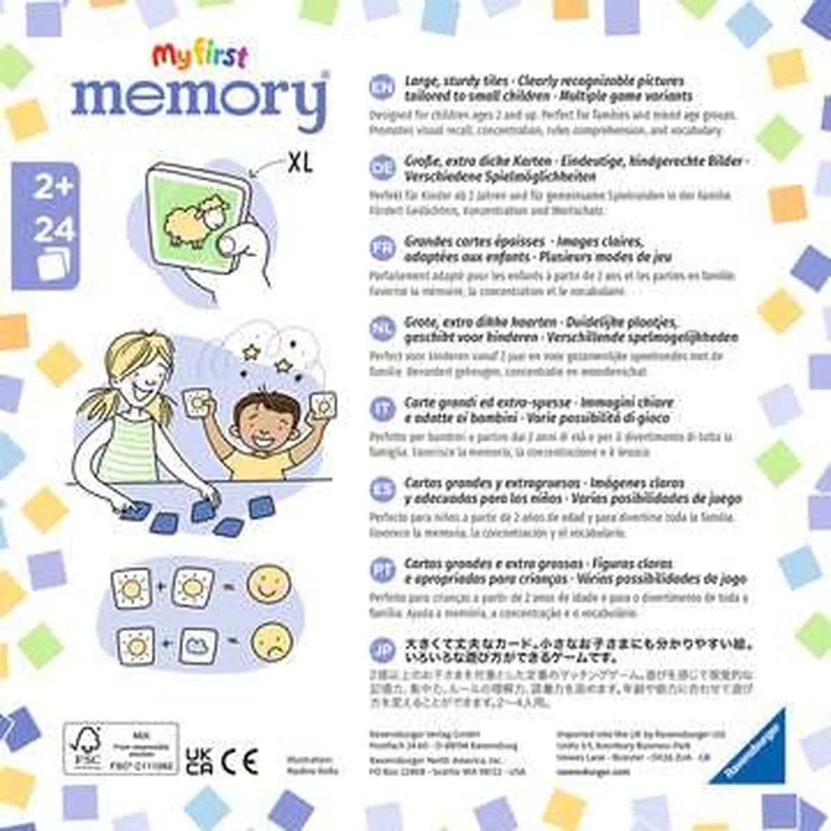 Ravensburger My First Memory Kaartspel 20877 - 2-4 Spelers