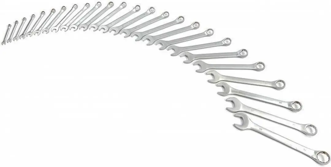 HBM 25-delige Engelse Steek Ringsleutelset 1/2"–1-1/2"