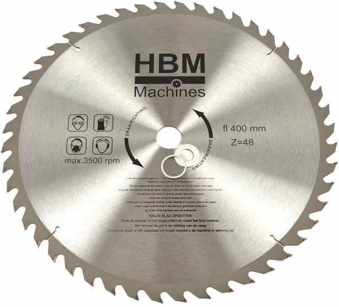 HBM 400x48T Cirkelzaagblad Hout ASGAT 30mm