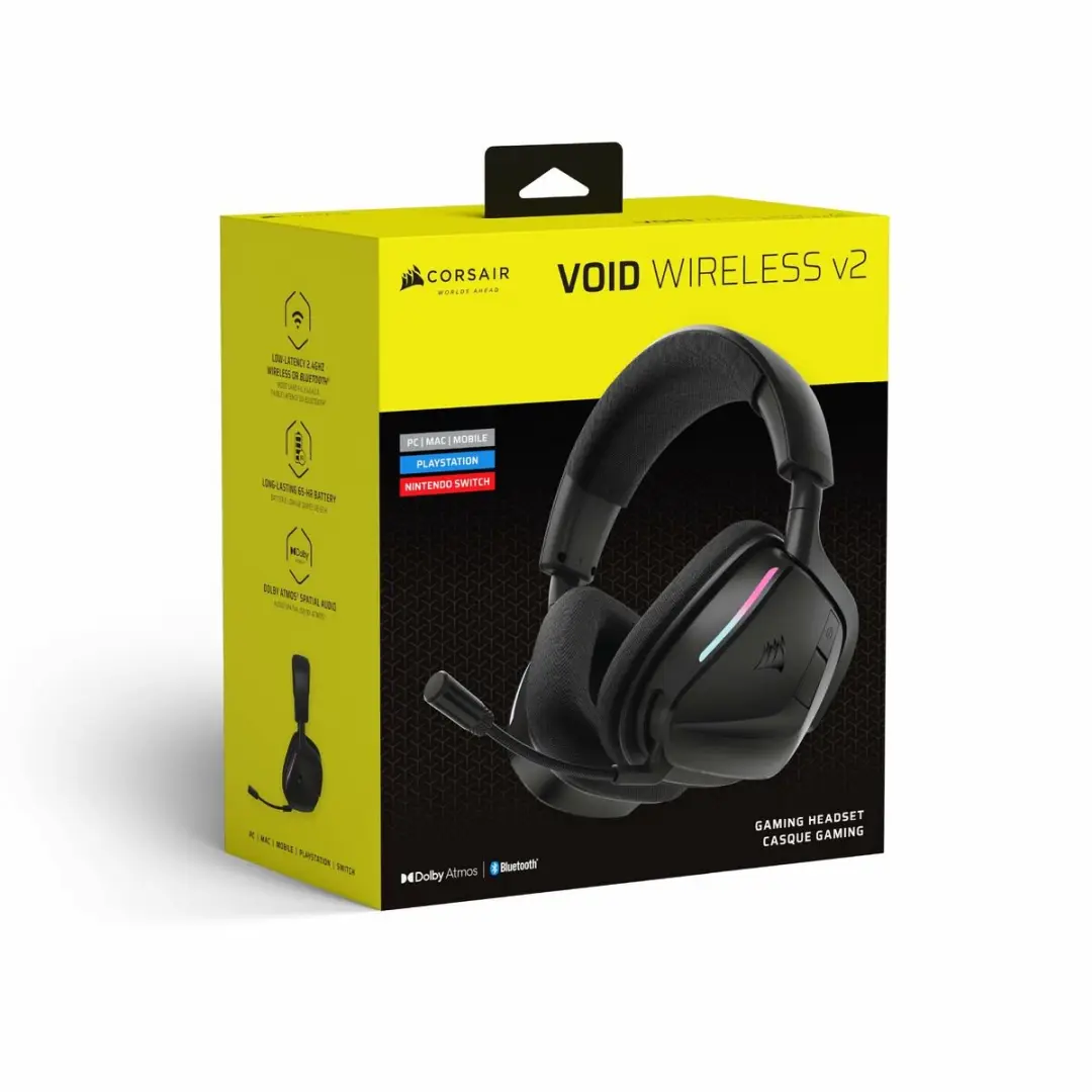 Corsair VOID Wireless v2 Gamingheadset - Zwart - afbeelding 6 van 6