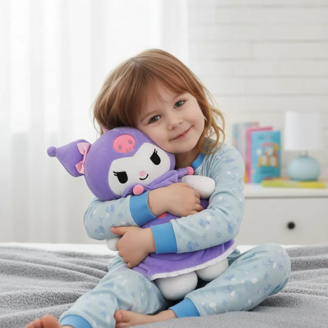 Hello Kitty KUROMI Rubberen Warmwaterkruik 750ml - Paars