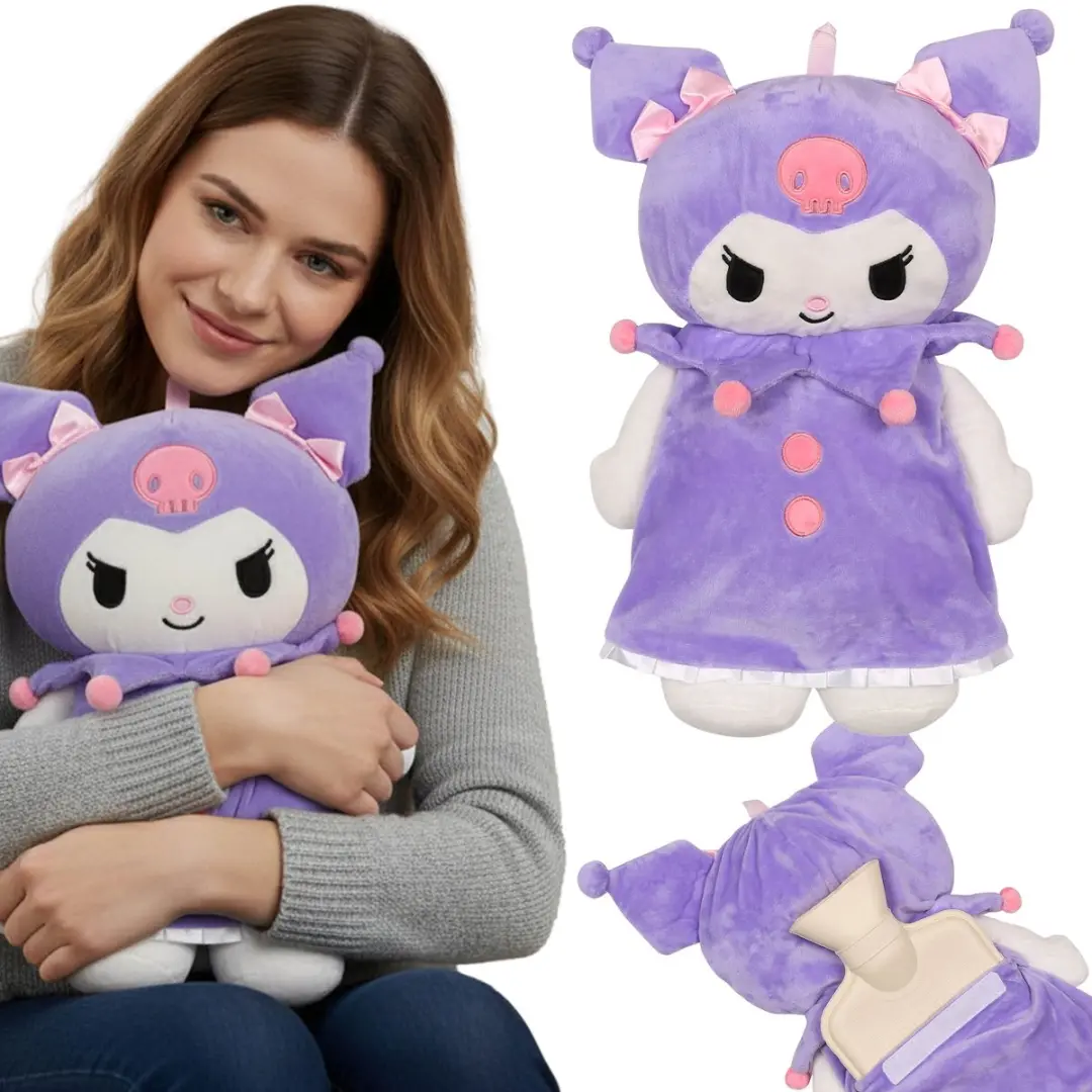 Hello Kitty KUROMI Rubberen Warmwaterkruik 750ml