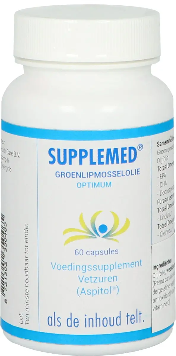 Supplemed Groenlipmosselolie 60 Capsules