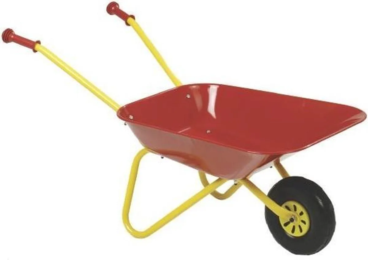 Rolly Toys Metalen Kruiwagen - Rood - afbeelding 6 van 6