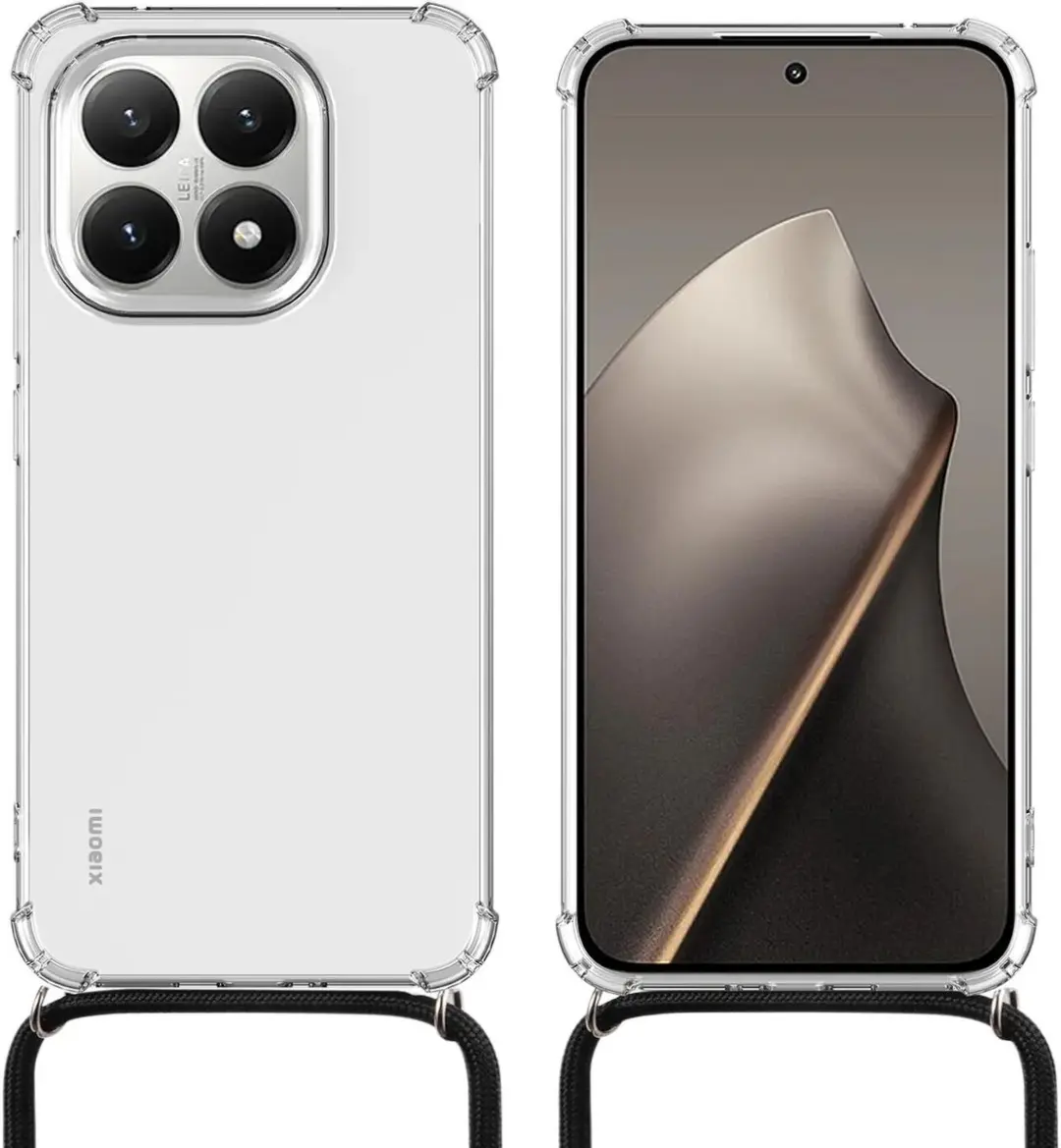 Selected Transparant Hoesje Xiaomi 15T - Koord & TPU