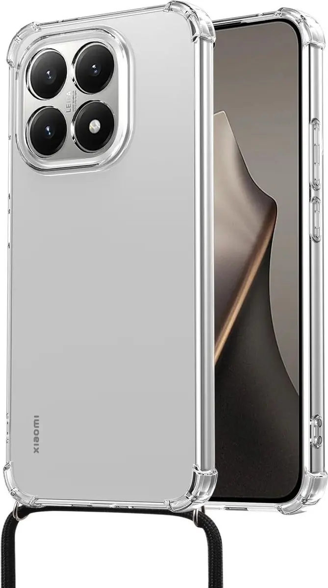Selected Transparant Hoesje Xiaomi 15T - Koord & TPU