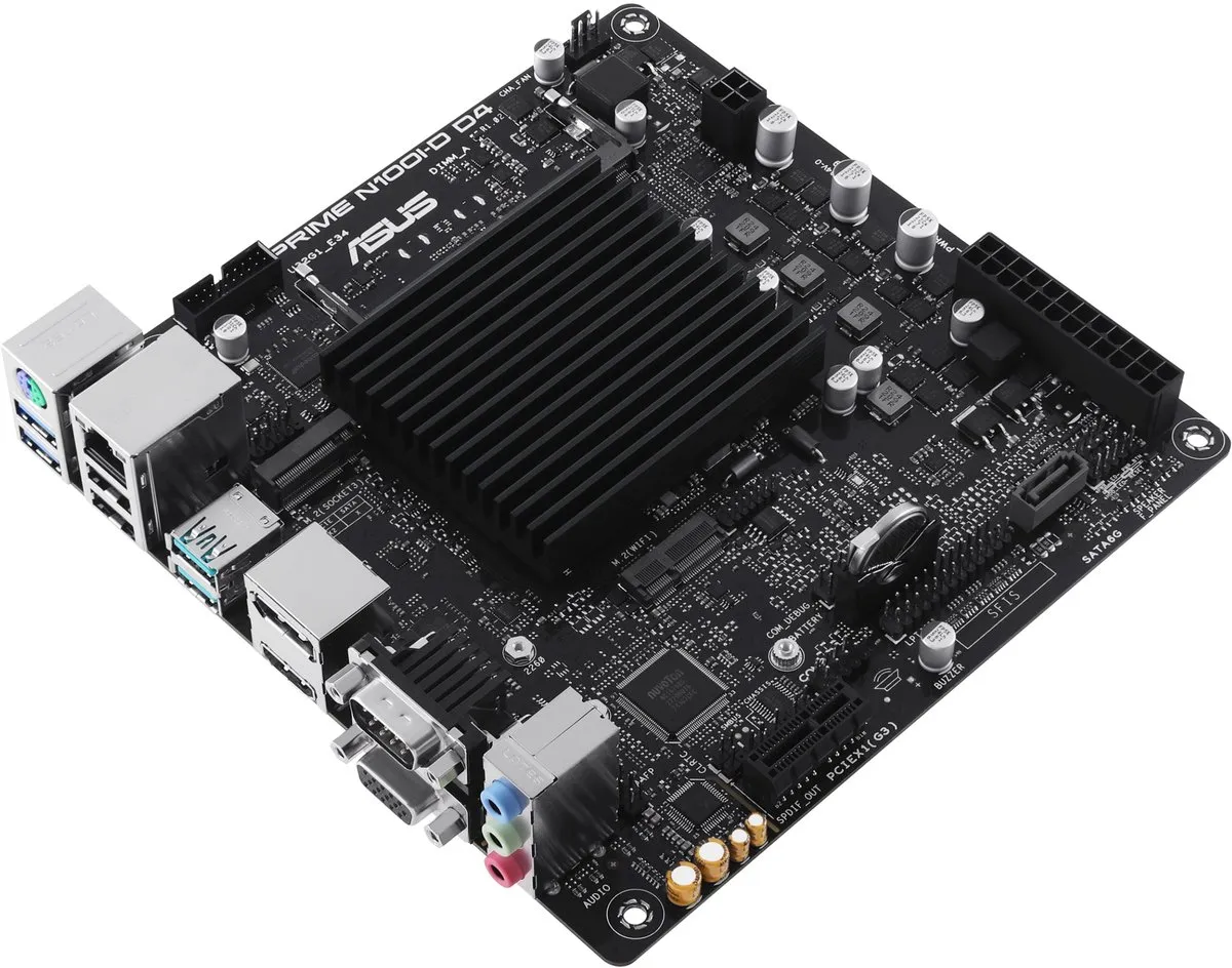 ASUS PRIME N100I-D D4 Moederbord - Mini-ITX - Intel N100
