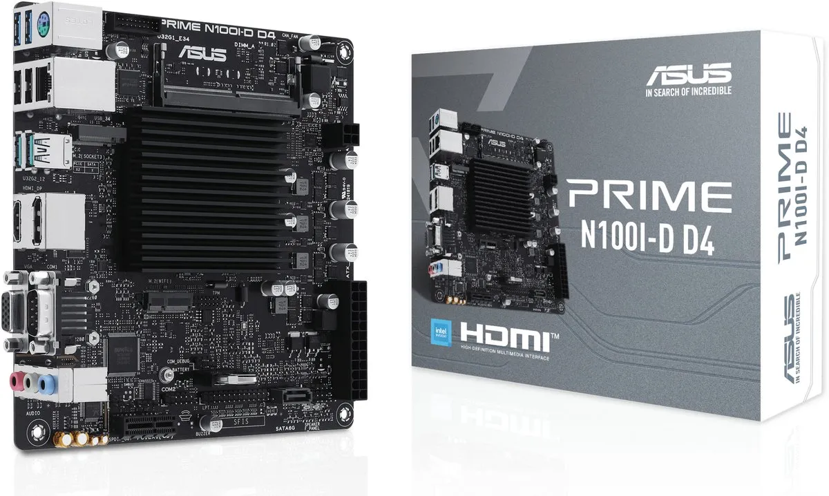 ASUS PRIME N100I-D D4 Moederbord