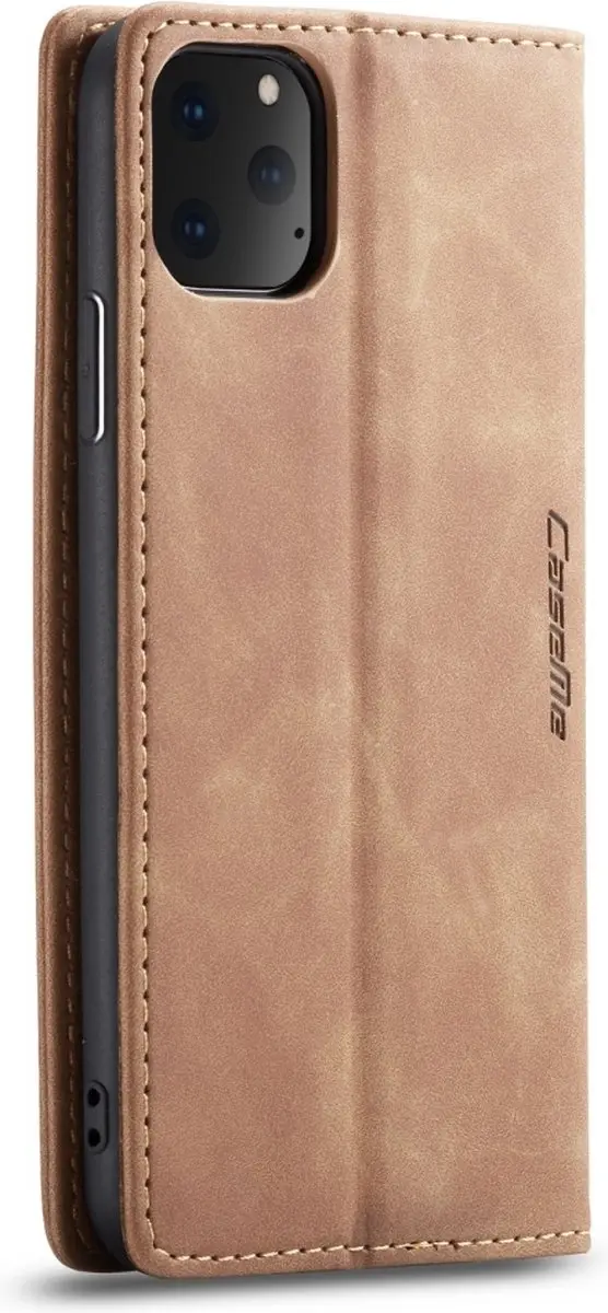 Caseme iPhone 11 Pro Kunstlederen Bookcase Hoesje 561360 - Bruin
