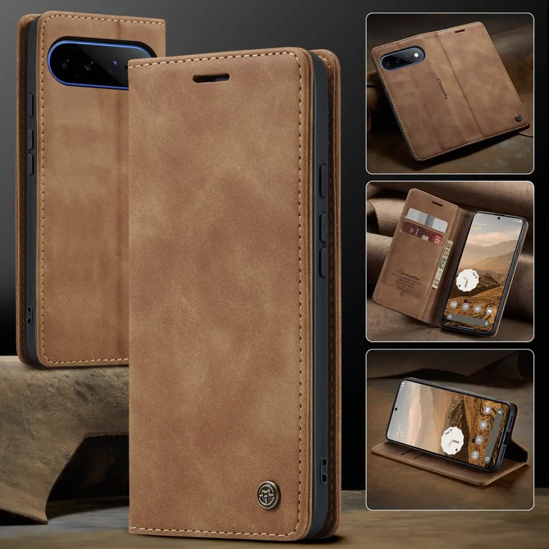 Caseme 013 Book Case Hoesje Google Pixel 11 Pro XL - Bruin