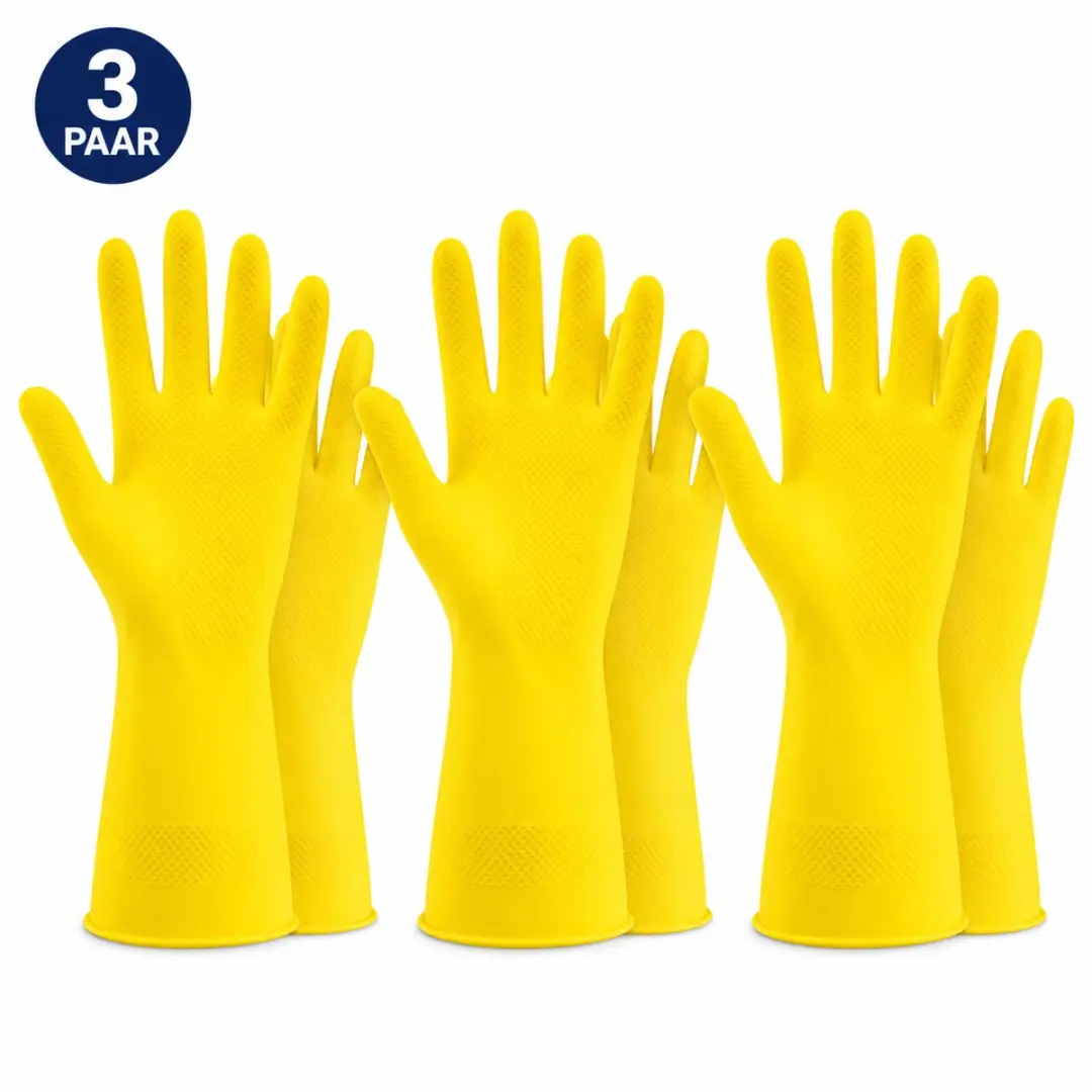 Multy Schoonmaakhandschoenen Geel