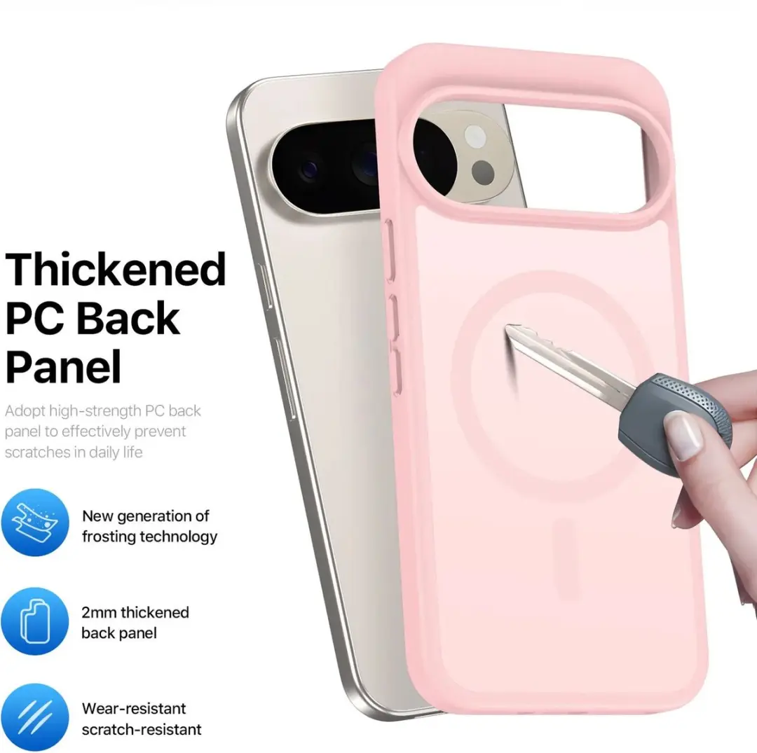 Selected Google Pixel 11 Hybrid Back Cover - Roze - MagSafe