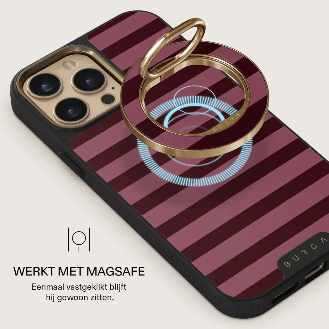 Burga Magnetic Ringholder Gold - MagSafe Telefoonbutton - Spellbound