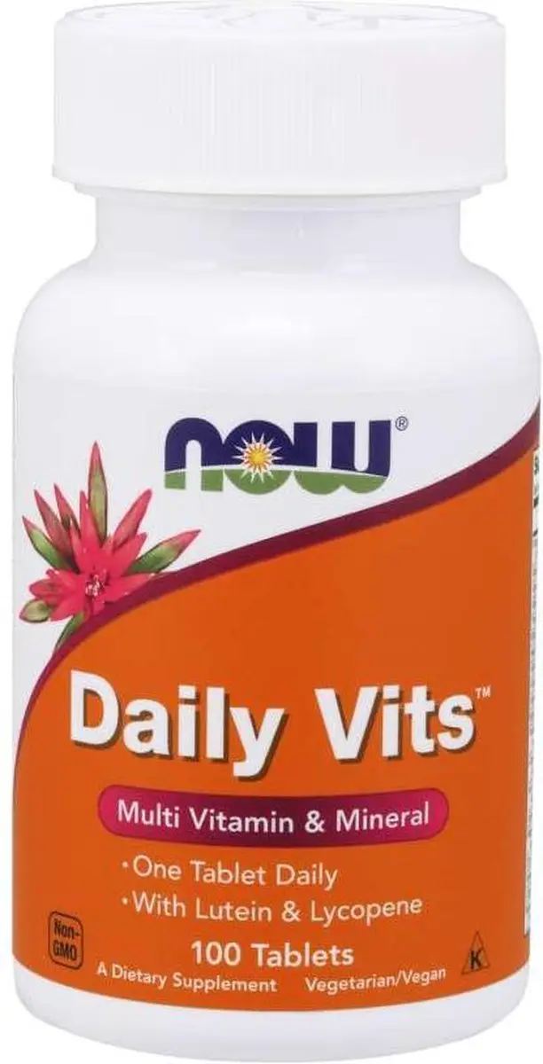 Now Foods Daily Vits Multi Vitaminen & Mineralen Complex 100 Stuks