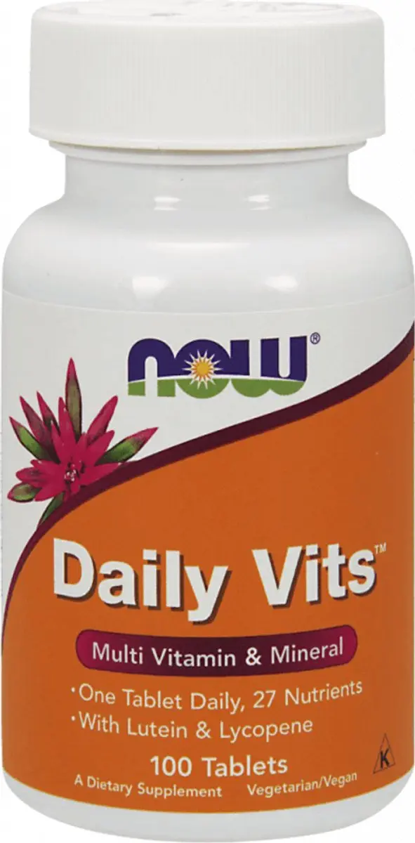 Now Foods Daily Vits Multi Vitaminen & Mineralen Complex 100 Stuks