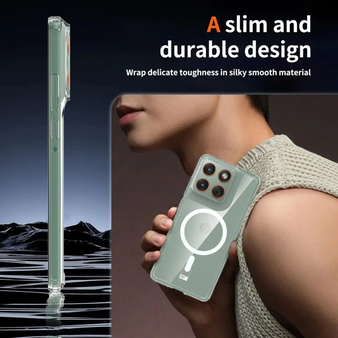 Selected Hoesje Motorola Edge 70 MagSafe Transparant