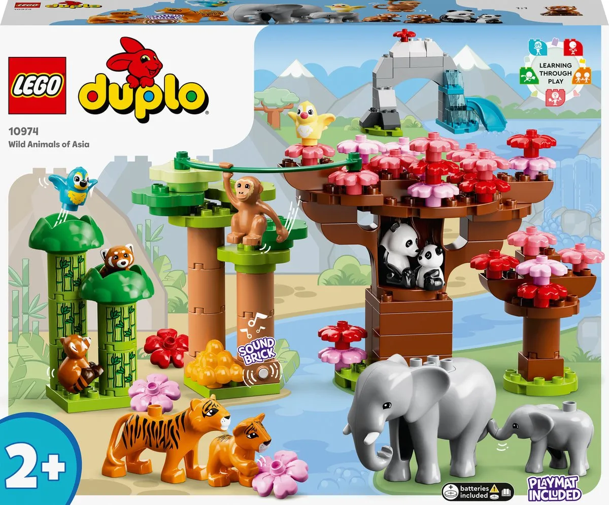 LEGO DUPLO Wilde Dieren van Azië 10974