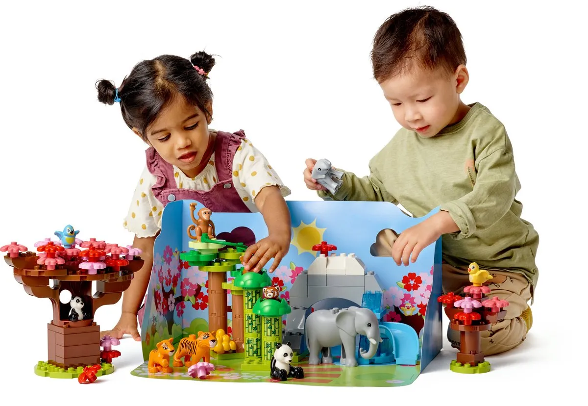 LEGO DUPLO Wilde Dieren van Azië 10974 - 3 Minifiguren