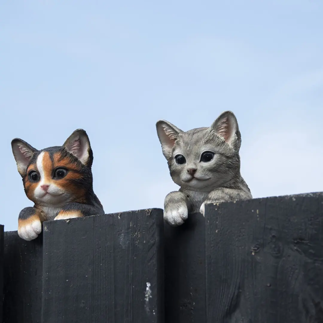 Esschert Design Schuttingpoes Kat