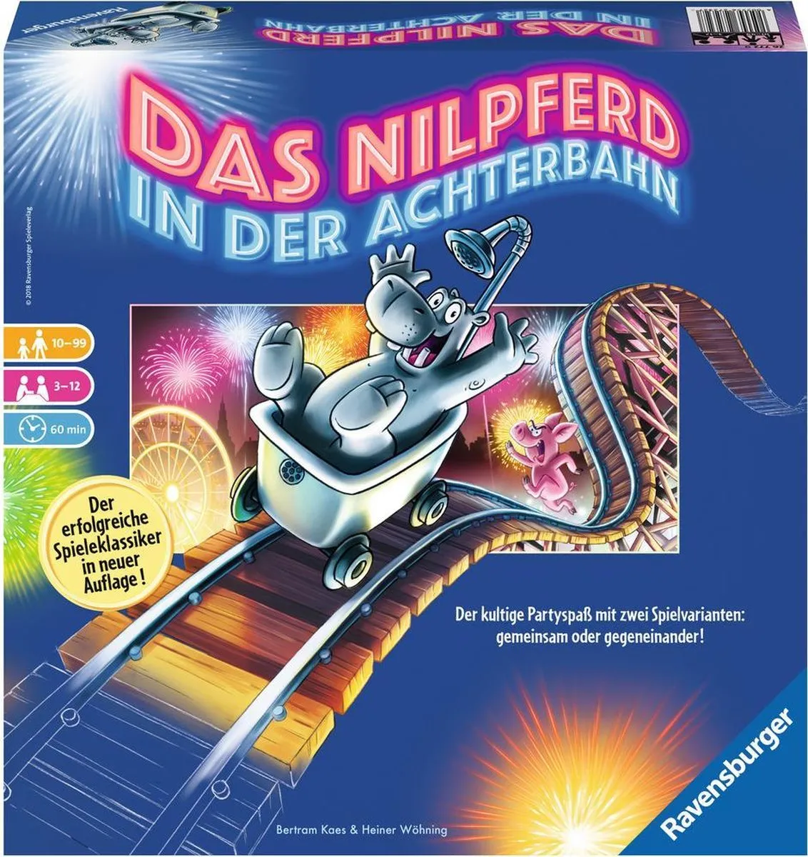 Ravensburger Das Nilpferd in der Achterbahn Bordspel