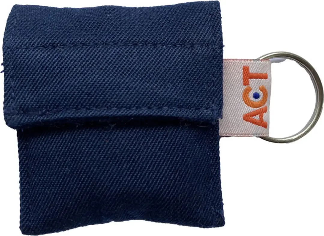 Kiss of Life CPR Mask Sleutelhanger - Donkerblauw