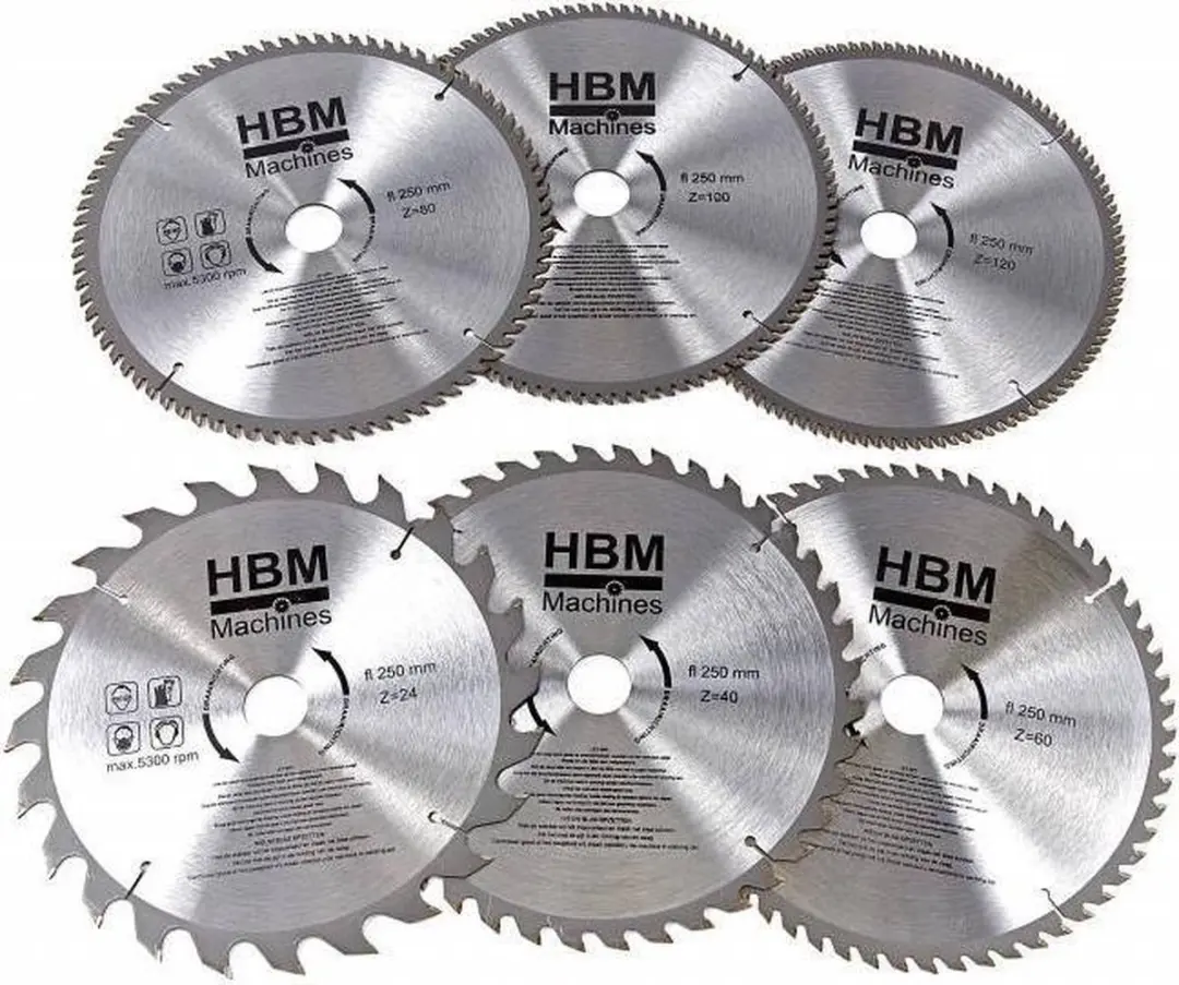 HBM HM Cirkelzaagblad 250mm 24 Tanden